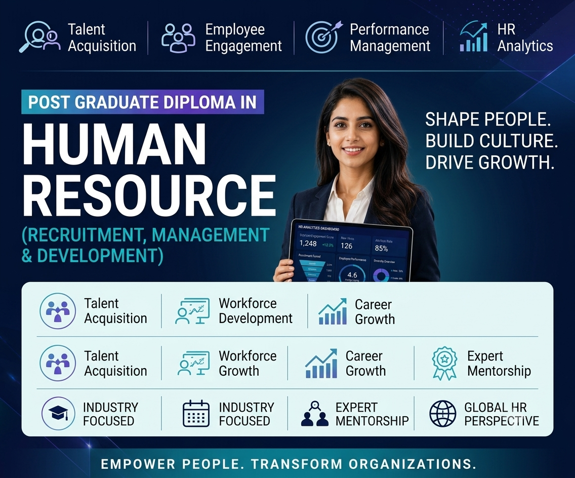 Post Graduate Diploma in Human Resource (Recruitment, Management & Development)