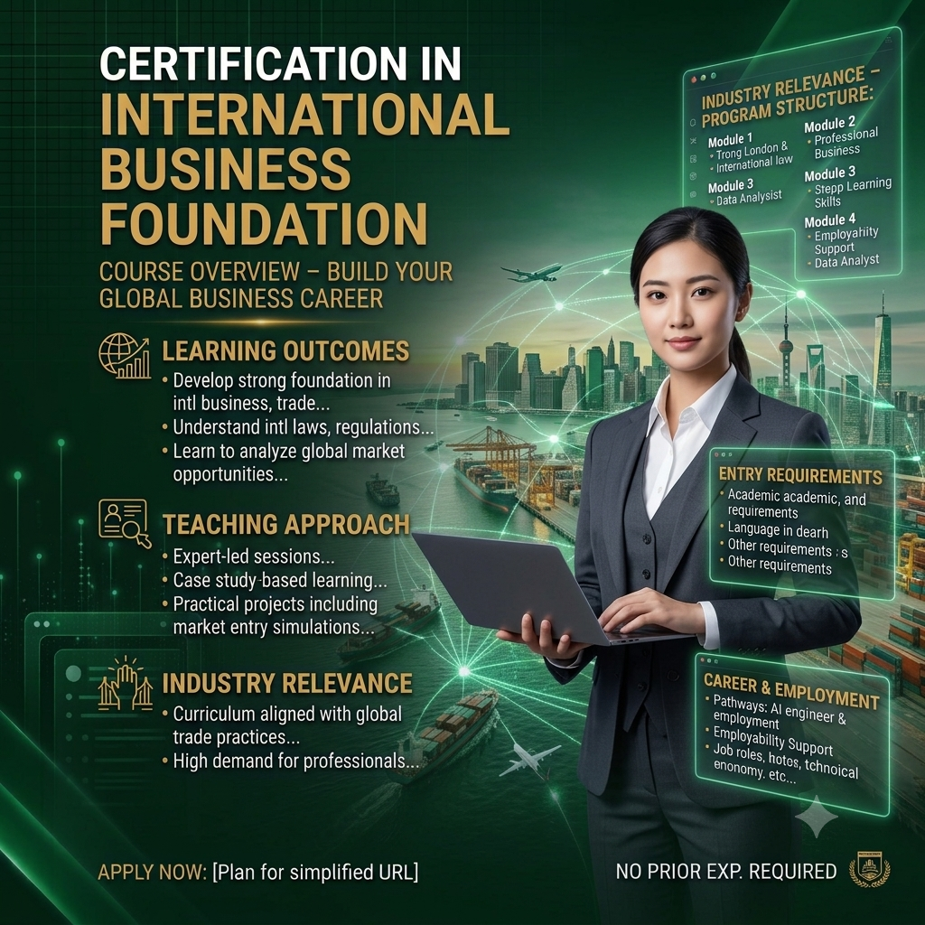 Certification In International Business Foundation