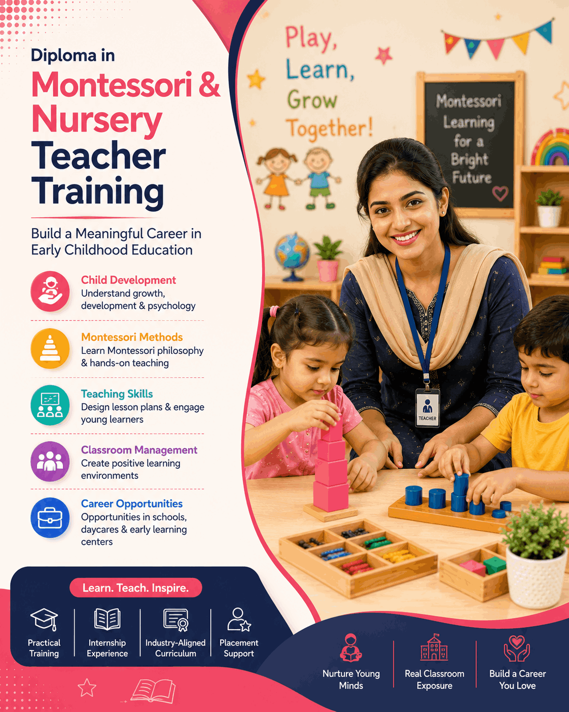 Diploma in Montessori & Nursery Teacher Training
